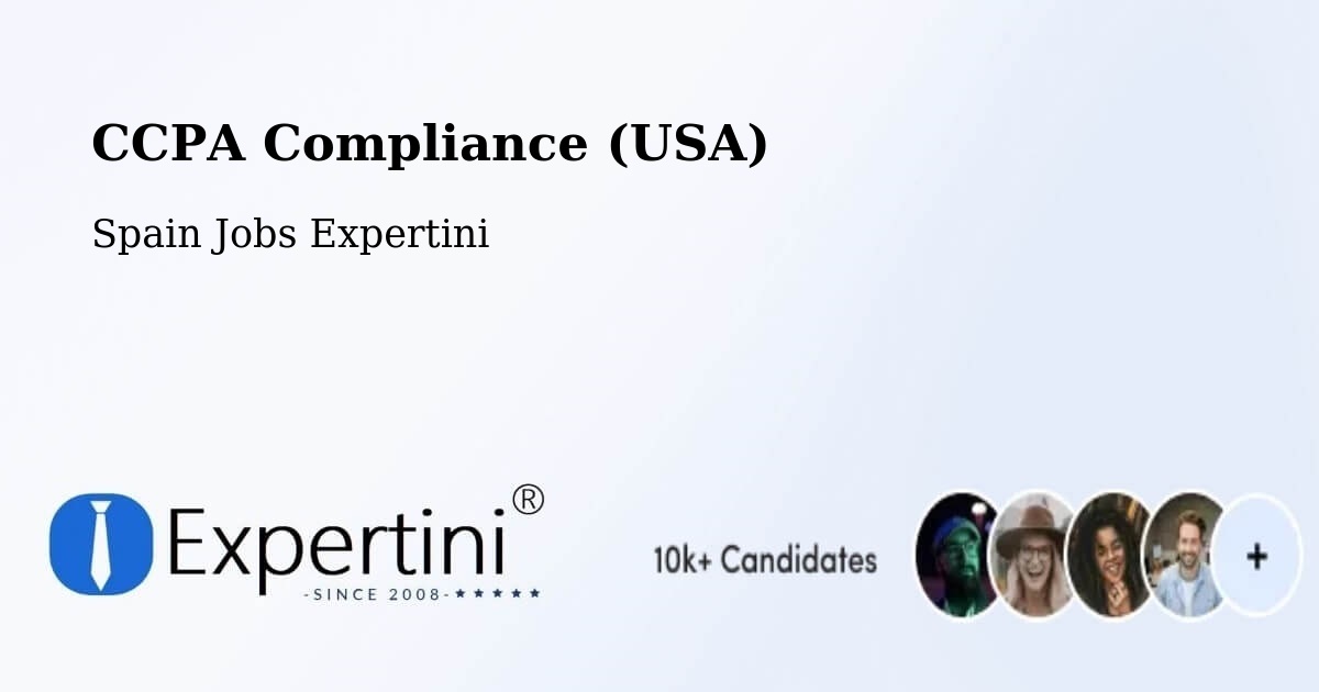 CCPA Privacy Rights & Compliance Notice – Plan - Spain Jobs Expertini