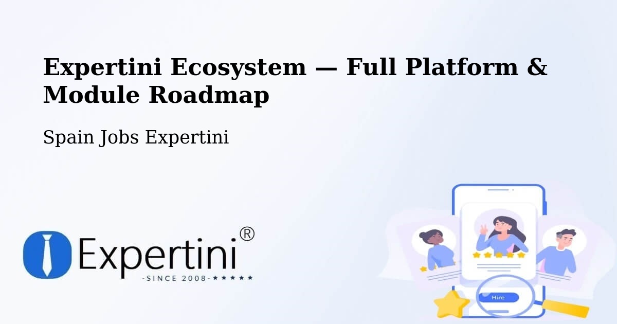 Expertini Ecosystem — Full Platform & Module Roadmap – Plan